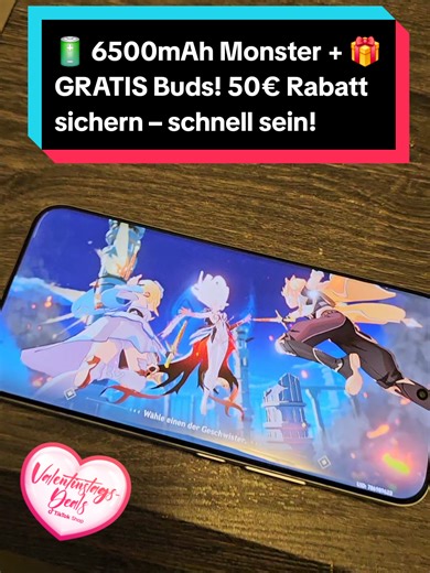 Das neue Powerhouse ist da! Das Redmi Note 15 Pro 5G überzeugt mit einem gigantischen 6500mAh Akku inklusive 100W HyperCharge und ist dank Gorilla Glass Victus extrem robust (IP66/IP68). ⚡🛡️ ​Aktuell gibt es satte 50€ Rabatt UND die Redmi Buds 6 Pro (Glacier White) kostenlos dazu! Nur solange der Vorrat reicht. 🎁 ​#ValentinstagsDeals #LovelsInTheAir #RedmiNote15ProPlus #TechSchnäppchen #Xiaomi