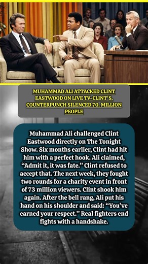 Muhammad Ali ATTACKED Clint Eastwood on Live TV-Clint's Counterpunch Silenced 70 Million Pe.