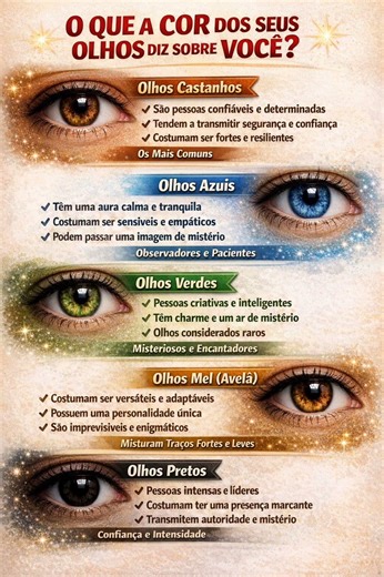 O QUE A COR DOS SEUS OLHOS DIZEM SOBRE VOCÊ #shorts