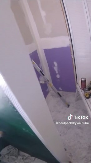 Drywall Finishing: Double Corner Bead on End Walls (EASY!)