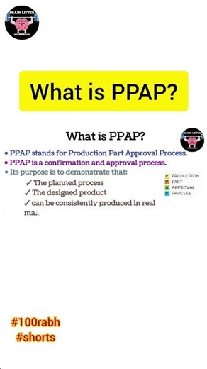 PPAP (Production Part Approval Process)