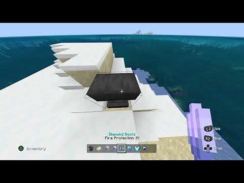 How to Use a Trident with Riptide in Minecraft PS4