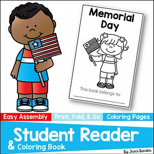 Memorial Day Student Reader - Memorial Day Mini Lesson