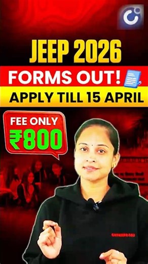 JEEP 2026 Registration Started! 🚨 Apply for Diploma