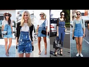 How to wear short overalls in summer
