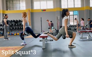 Cher's Training｜箭步蹲 单车 高翻 推举 课后开心转圈圈 馆内飞盘CrossFit日常16/5/2022