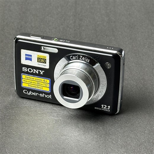 Sony Cyber-shot DSC-W210 Digital Camera 12.1MP CCD 4x Zoom Carl Zeiss Compact Y2K Vintage Tested Working - Etsy