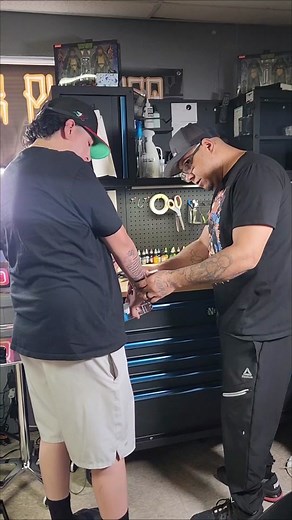 Honoring Legacy with a Peterbilt Truck Driver Memorial Tattoo