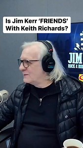 Jim Kerr has spent many hours with Keith Richards over his 50-year career on rock radio in New York City … but are they FRIENDS? 🤔 | Q104.3 FM