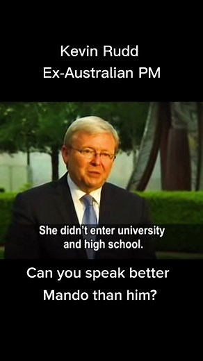 Kevin Rudd Speaking Mandarin Chinese