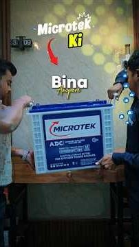 Microtek की बिना AH वाली Battery M2100002424STT का Battery Test | 150AH Battery Backup Test #shorts