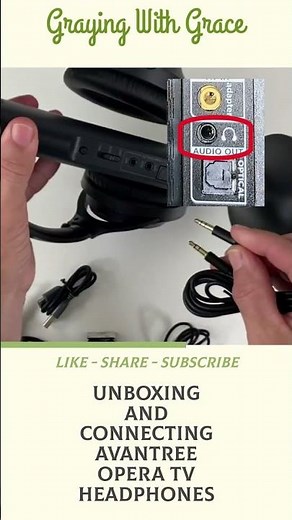 Unboxing and Connecting Avantree Opera TV Headphones