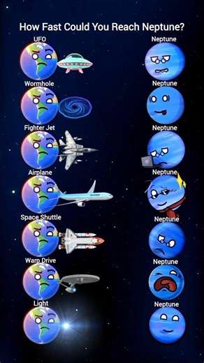 Fastest Ways to Reach Neptune