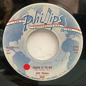 Cliff Thomas - Leave It To Me（1958）