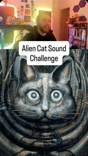 Upnotic on Instagram: "🔊👽😸📢 #sounddesign #cat #alien #hrgiger"