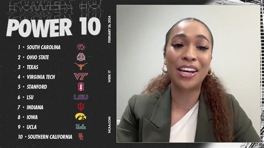 Defending-champs LSU re-enter latest women's basketball Power 10