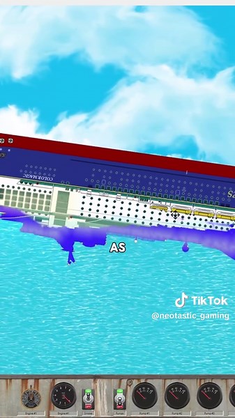 Will Giant Cruise Ships Conquer Three Colossal Reverse Tsunamis? #Neotastic #Floatingsandbox
