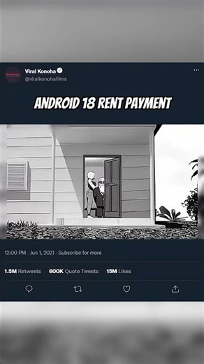 Android 18 Pending Rent Payment 4K | #dragonballz #android14 #masterroshi