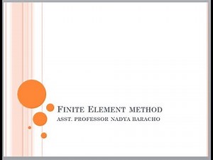 Galerkin Method for bar Element