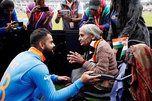Virat Kohli wants 87-year-old fan to see him play in the next 2-3 games, promises her match tickets http://bit.ly/2YvG9f2 | The Economic Times