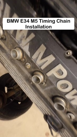BMW E34 M5 Timing Chain Installation #bmw #bmwe34 #bmwm5 #cars #automotive #mechanic #technician #gearwrenchpartner #tools #diy #restoration GEARWRENCH ToolsWurth USAPelican Parts | WeWrench