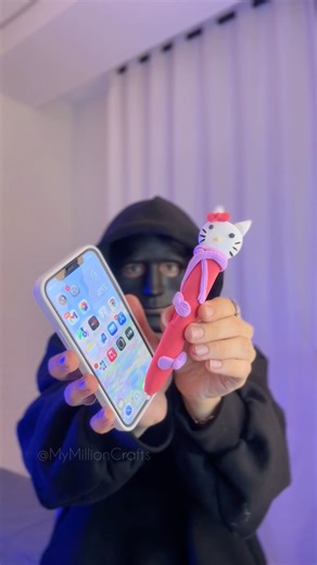 DIY Hello Kitty Touch Pen 🖊️ Easy Cute Craft Idea #diy #craft #touchpen