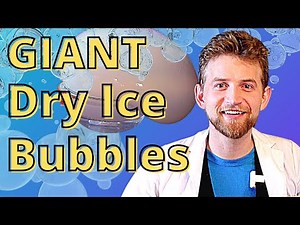 Dry Ice Bubbles! DIY Boo bubbles, dry ice experiment with sublimation.