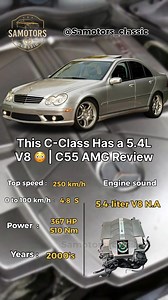 C55 AMG V8 Sound Will Shock You | Samotors classic
