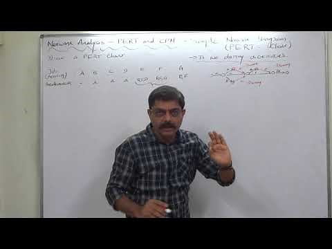 PERT and CPM - 9 - For Beginners - PERT Chart with Dummy Activities