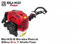 BU-KO 5in1 Multi-Functional Garden Tool Long Reach Petrol 1m Extension Pole 52cc  | eBay UK