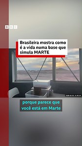 Pouca água, mas uma vista de tirar o fôlego! 💧🪐 A cientista brasileira Rebeca Gonçalves vai ficar duas semanas isolada numa base científica no meio do deserto do Utah. A instalação simula a vida em Marte, para colher dados e informações sobre os desafios que serão enfrentados por seres humanos numa futura colonização de outros planetas. Ela aproveitou uma folguinha para fazer um “tour virtual” pela base durante uma entrevista com o repórter André Biernath. Veja detalhes da base “marciana” e co