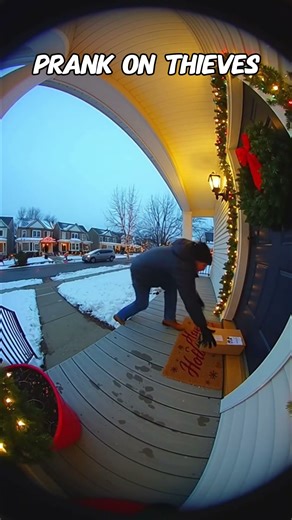 Package Thief Didn't Expect THIS Red Liquid Trap #Karma #Prank