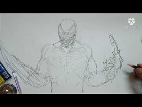 How to draw Carnage #drawing #superhero #superherodrawing #supervillain #carnage #drawingtutorial