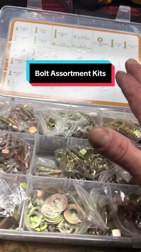 Sale -Bolt Assortment Kits #boltassortmentkit #grade8 #hardware #bolts #toolsofthetrade
