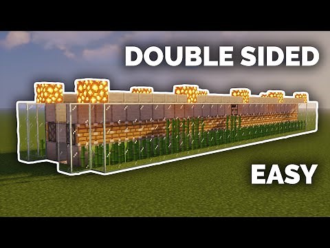 Minecraft How to Make an AUTOMATIC Sugarcane Farm Tutorial 1.20+