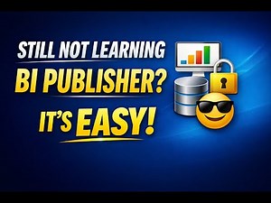 Oracle Fusion BI Publisher Report from Scratch | Data Model, SQL & Security