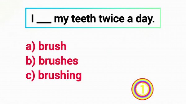 Present Simple Tense Quiz | English Grammar Test for Beginners