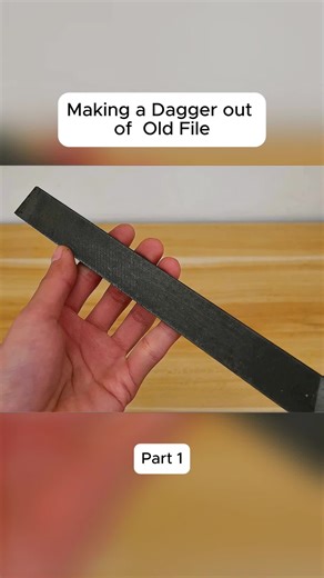 Making a Dagger out of Old File #Dagger #fyp