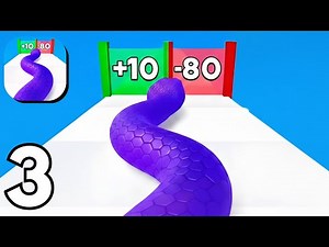 Snake Run Race - Gameplay Walkthrough Part 3 Guide New Update Review (Android ios)