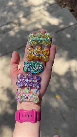 Resin Pet Tags Custom Made to Order! - Etsy