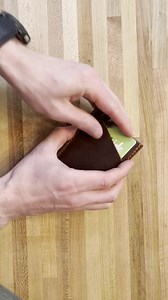 Handmade Leather Card Wallet - Etsy UK