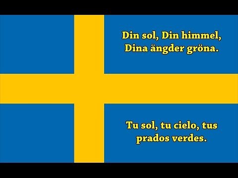Himno de Suecia - Anthem of Sweden (SW/ES letra)