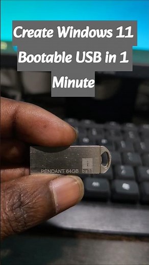 Create Windows 11 Bootable USB in 1 Minute#windows11 #tricks