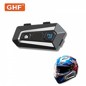 [Hot Item] Motorcycle Bluetooth Intercom with Music Sharing, 1200 32 Riders Group Helmet Communication System Headset Universal Wireless Interphone
