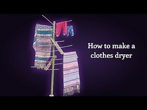 how to make a clothes dryer/ outdoor clothes dryer.