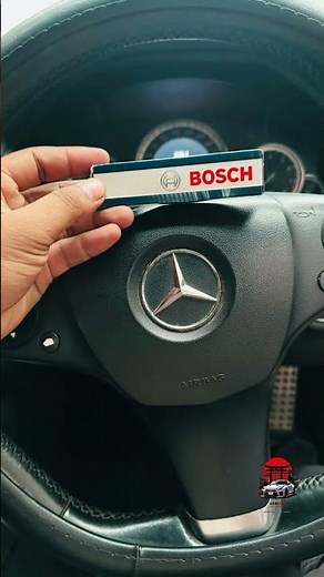 Successfully completed Mercedes spark plug replacement and Denso horn installation