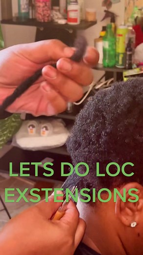 Installing 6-Inch Loc Extensions on Short Hair | Avo and Tally Locs in New Jersey