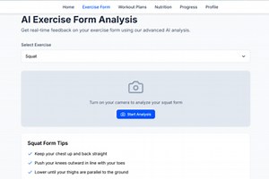 AI-Powered Personal fitness innovation app