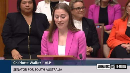In her maiden speech, Australia’s youngest Senator, Charlotte Walker, slammed critics questioning her young age, stating that “she has over 21 years of life experience” and that she brings the unique perspective of young people to the Parliament. | Australians vs. The Agenda