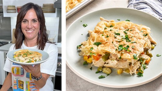 How to Make Sheet Pan Chicken Pot Pie